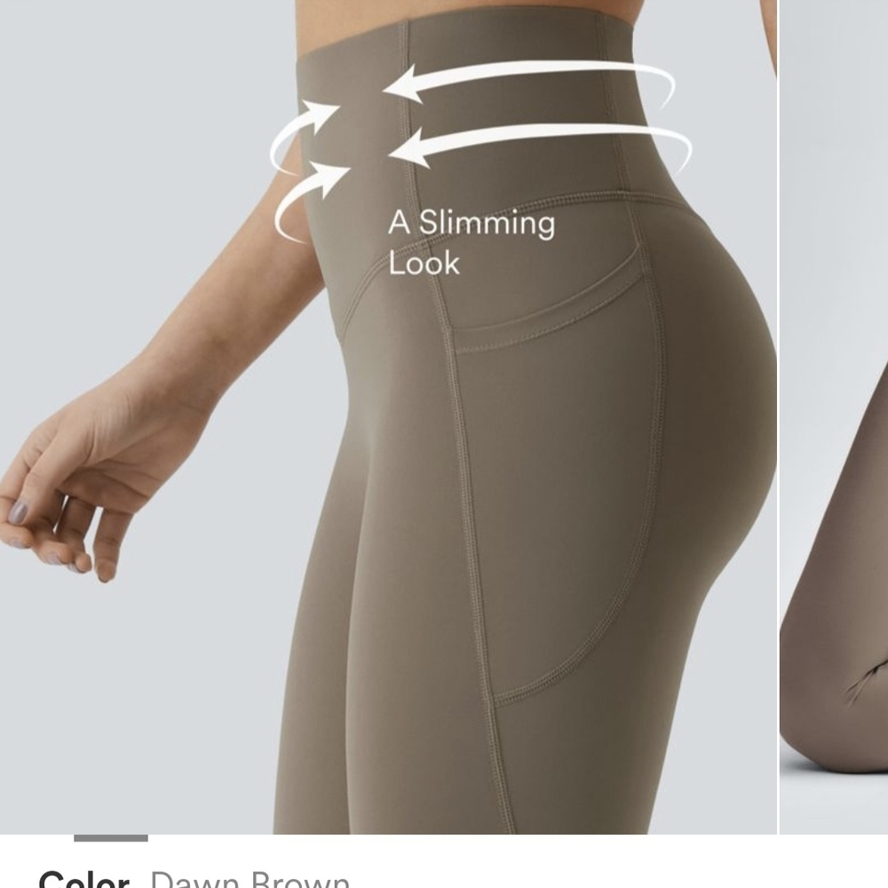 HALARA Leggings in Grayish Blue, Brown And Tan - Picture 2 of 12